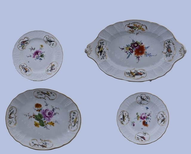 Étkészlet részei, Meissen